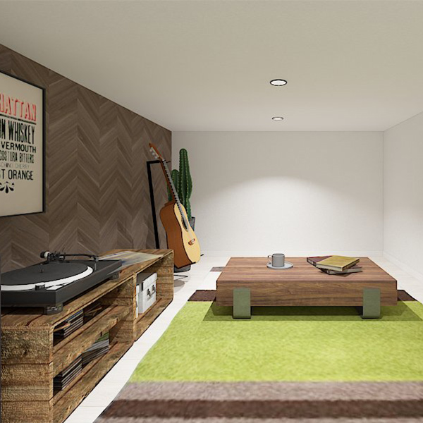 小屋裏